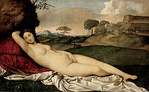 Venus dormida (1507-1510), de Giorgione, Gemäldegalerie Alte Meister, Dresde.