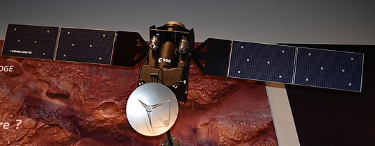 Model dari Trace Gas Orbiter, kolaborasi antara Roscosmos dan ESA