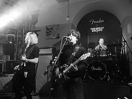 The group performing at Pattern, during The Great Escape Festival in Brighton
