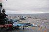 Палубные истребители Су-33 (Су-27К) на палубе ТАВКР «Кузнецов»