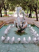 Taksim Gezi Park water fountains