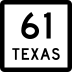 State Highway 61 marker