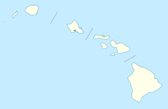 Map of Hawaii showing the locations of mass shootings