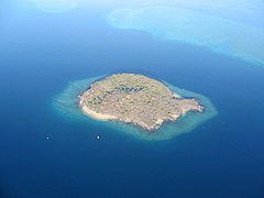 Vue aérienne de l'Îlot Bandrélé.