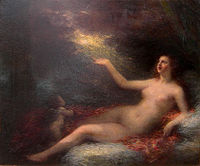 Danaë av Henri Fantin-Latour, 1898