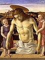 Բելլինի, Մահացած Քրիստոսը՝ հրեշտակներով պահված (մոտ. 1460). Կորրերի թանգարան, Վենետիկ