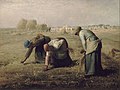 ジャン＝フランソワ・ミレー『落穂拾い』1857年。油彩、キャンバス、83.5 × 110 cm。オルセー美術館[195]。