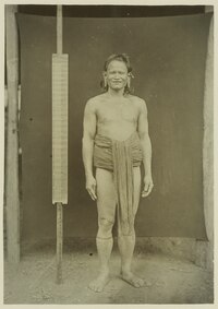 Seorang kepala suku Penihing sekitar tahun 1900