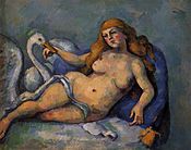 Leda i el Cigne, per Cézanne