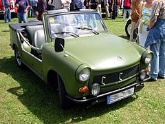 Une Trabant 601 « Kübel ».