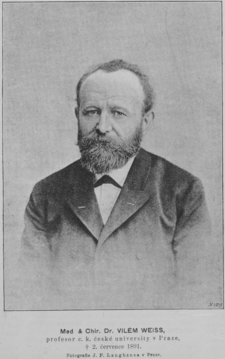 Profesor Vilém Weiss (1891)