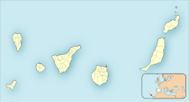 San Sebastián de La Gomera na mapi Kanarskih Ostrva