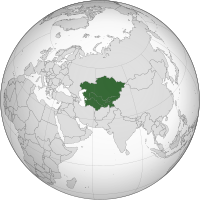 Map of Central Asia