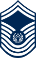 Нашивка сержант-майора ВПС США з 1967 до 1991