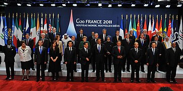 6.ª Cumbre del G20 llevada a cabo en Cannes, Francia.