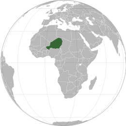 Niger - Localizzazione