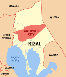 Kaart van Antipolo