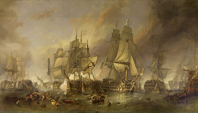 Clarkson Frederick Stanfield, The Battle of Trafalgar.