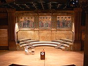Принстонский университет, Александр Холл, аудитория. Триптих «Истории Гомера», общий вид
