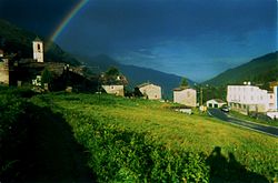 View of the frazione of Celle.