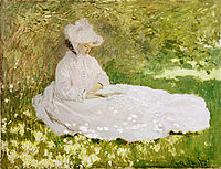 Primavera, de Monet, 1872.