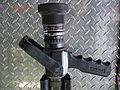 Manually adjustable 1½″ fog nozzle