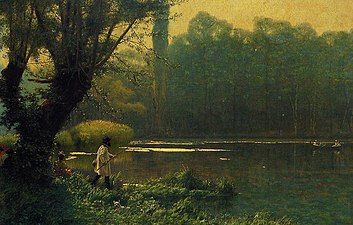 «Летний полдень на озере», Жан Жером, 1895