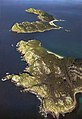 Vigo - Cíes adaları panaroması