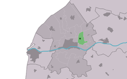 Location in the Franekeradeel municipality