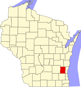 Localizare Comitatului Washington în statul Wisconsin