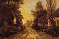 Eine Landstraße im Herbst, 1878