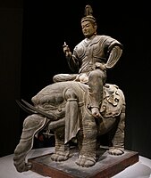 東寺の帝釈天半跏像、839年