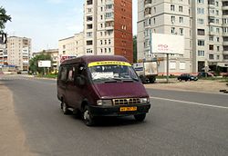 A routit taxi in Gus-Khrustalny