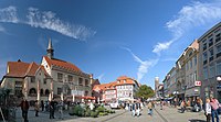 Göttingen market square and the old town hall