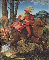 Ο ιππότης, το κορίτσι και ο Θάνατος, 1505, Παρίσι, Μουσείο του Λούβρου