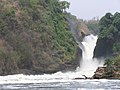 Murchisonfossen i Uganda, mellom Victoriasjøen og Kyogasjøen