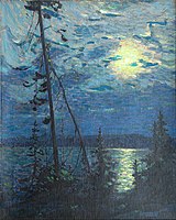 Moonlight, Winter 1915–16. Private collection, Stellarton