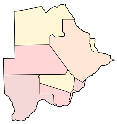 Distrikte van Botswana