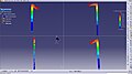 Część poddana obciążeniu w module Genaritive Structural Analysis