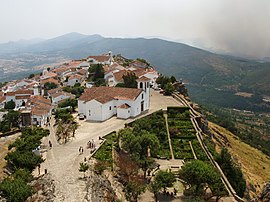 Marvão as seen from its castle