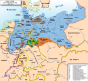 Карта на Северногерманскиот Сојуз