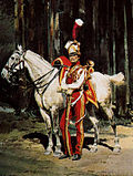 Трубач полка Красных улан Императорской гвардии
