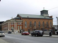 Side elevation of the church, 2007