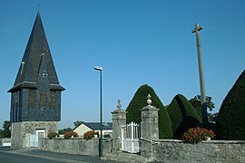 The detached church bell tower