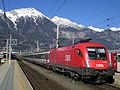 Taurus-Lok bereit zur Ausfahrt aus Innsbruck