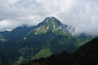 戸隠山から見た高妻山