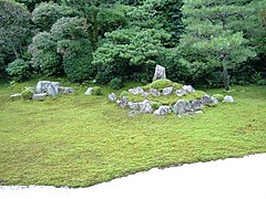 鶴島（左）と亀島（右）（芬陀院）