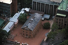 Hyde Park Barracks from the Skytower