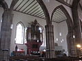 Nördliches Seitenschiff mit Orgel
