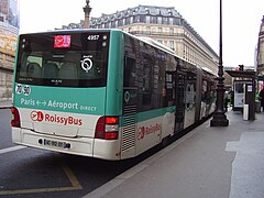 Un autre autobus MAN Lion's City GL toujours à Paris - Opéra, en avril 2010.